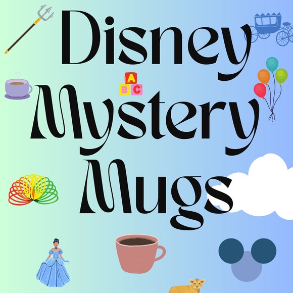 Disney Other - 2x Disney Mystery Coffee Mugs Cartoons TV Movie Characters Multicolor Novelty